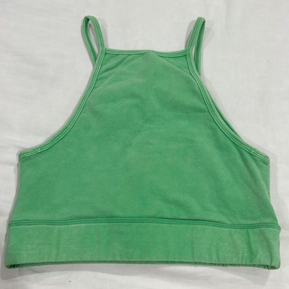SASKI faded green crop tank - Picture 5 of 5